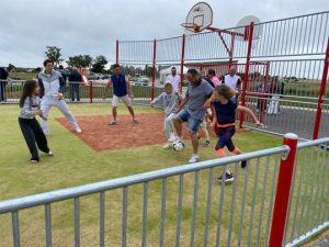 Mise en service du terrain multisports de Villebichot